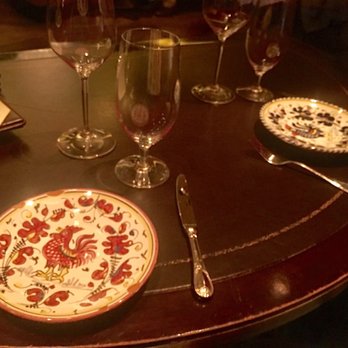 Carbone - The place settings - Italian Near Me - Las Vegas, Nevada