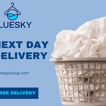 BlueSky Pickup - Fresh laundry delivered to your door -- as soon as tomorrow! - Laundry Services Near Me