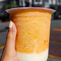 Enter The Cafe - Pink Fleshy Peach Fruit Yogurt /  粉·多肉蜜桃果酸奶. (@joeynht)
