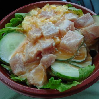 Ninja Sushi - Spicy Tuna Bowl with raw tuna - good! - Food Trucks Near Me - Saint Paul, Minnesota