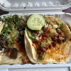Tacos Lino's - Lengua Taco and Pastor Taco