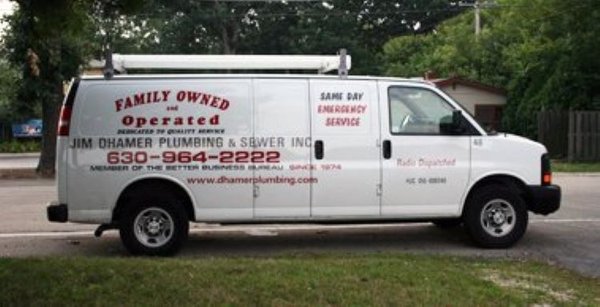 Jim Dhamer Plumbing and Sewer Logo
