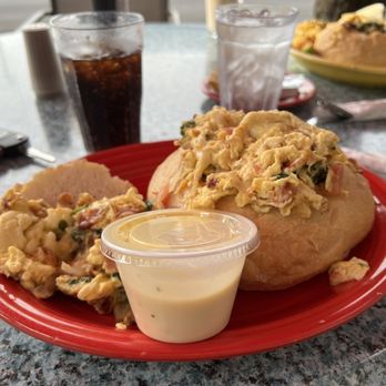 Afternoon Delight - Vegetable Boule with added bacon. - American Near Me - Ann Arbor, Michigan
