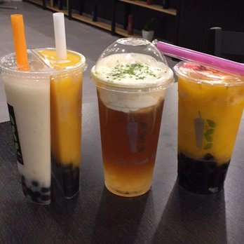 Boba Lush - Pina colada/ mango slushes w boba and jasmine tea w sea salt creme with crystal boba. Yummy - Bubble Tea Near Me - Murphy, Texas Boba Lush - Pina colada/ mango slushes w boba and jasmine tea w sea salt creme with crystal boba. Yummy - Bubble Tea Near Me - Murphy, Texas