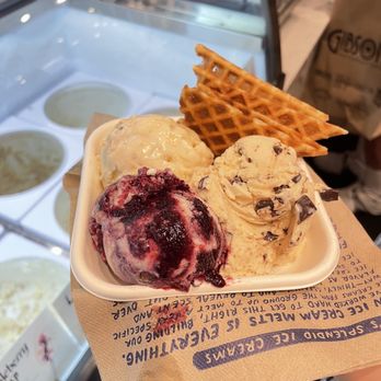 Jeni's Splendid Ice Creams - Salted Peanut Butter with Chocolate Flecks, Brambleberry Crisp, Brown Butter Almond Brittle - Ice Cream & Frozen Yogurt Near Me - Chicago, Illinois
