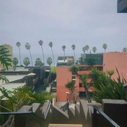The pink building is the main hotel. This is shot outside the terrace suite. Our "ocean view" the room came with. The pink building is the main hotel. This is shot outside the terrace suite. Our "ocean view" the room came with.