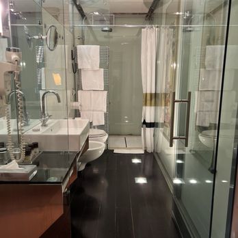 Ca' Nigra Lagoon Resort - Beautiful clear bathroom, not much privacy tho - Residences Near Me - Venezia, VE