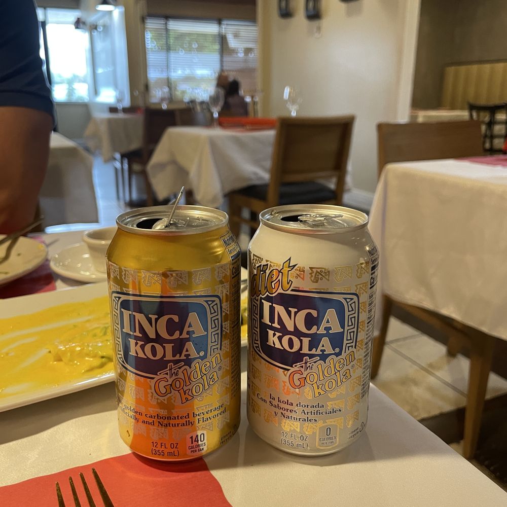 Saxsay - One of the most popular sodas in Peru.  It's good but very sweet.  It also comes in diet.  I won't drink that. - Seafood Near Me - Tamarac, Florida