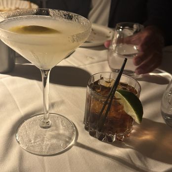 Bagatelle Miami River - Lemon drop martini and rum and coke - French Near Me - Miami, Florida Bagatelle Miami River - Lemon drop martini and rum and coke - French Near Me - Miami, Florida