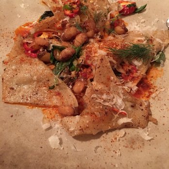 The Progress - Chickpea Dumplings with pecorino cheese - New American Near Me - San Francisco, California The Progress - Chickpea Dumplings with pecorino cheese - New American Near Me - San Francisco, California