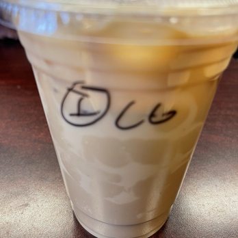 Grouchy John's Coffee - Iced Curious George Latte - Coffee & Tea Near Me - Las Vegas, Nevada