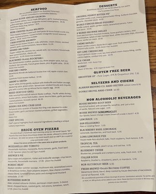 Menu photo 8 Glacier BrewHouse Anchorage, AK