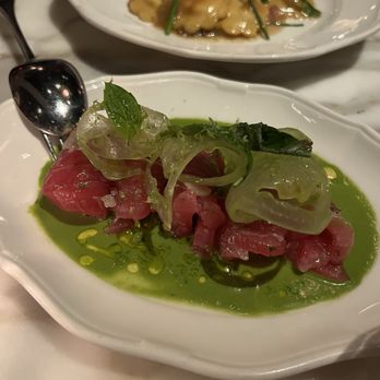 Osteria Mozza - Bluefin Tuna Crudo - Italian Near Me - Washington, DC, District of Columbia Osteria Mozza - Bluefin Tuna Crudo - Italian Near Me - Washington, DC, District of Columbia