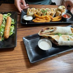 Halloumi Sandwich Chicken Shawarma Pita Halloumi Sandwich Chicken Shawarma Pita