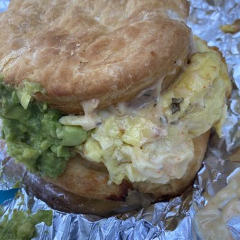 Devil’s Teeth Baking Company - Biscuit with egg, avocado, and Side of Lemon Garlic Aioli - Bakeries Near Me - San Francisco, California Devil’s Teeth Baking Company - Biscuit with egg, avocado, and Side of Lemon Garlic Aioli - Bakeries Near Me - San Francisco, California
