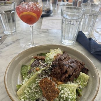 The Henry - Caesar salad with Prime Skirt Steak* - Coffee & Tea Near Me - Coronado, California