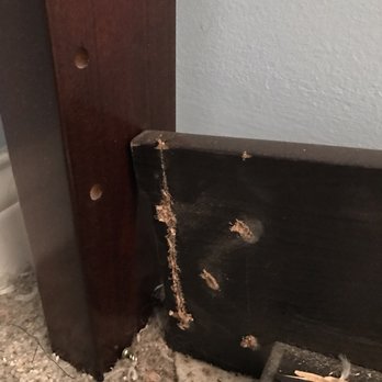 Ashley Store - Twin bed where screws tore through wood causing collapse of corner. - Furniture Stores Near Me - Lexington, Kentucky Ashley Store - Twin bed where screws tore through wood causing collapse of corner. - Furniture Stores Near Me - Lexington, Kentucky