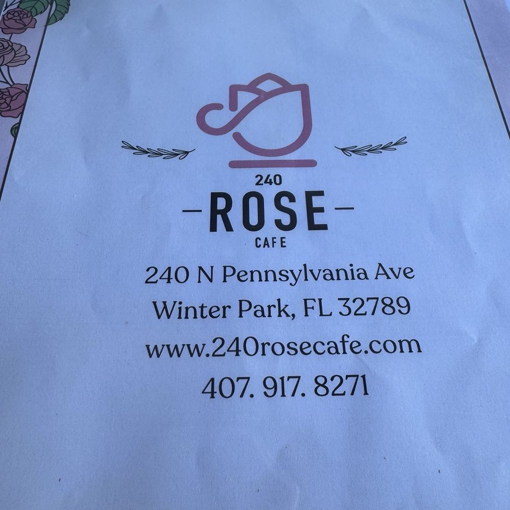 240 Rose Cafe - Breakfast & Brunch Near Me - Winter Park, Florida