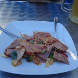 El Almirez - Aperitivo de lacon con verduritas