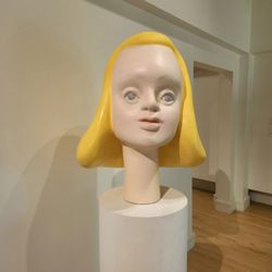 Coral Springs Museum of Art - Alice bust/head