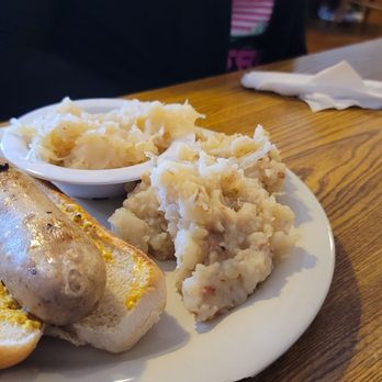 Rohmer's Restaurant & Catering - Bratwurst Sandwich - German Near Me - Muenster, Texas Rohmer's Restaurant & Catering - Bratwurst Sandwich - German Near Me - Muenster, Texas
