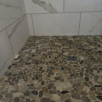 Two Shepherds Cleaning - This shower floor's grout was yellow and stained before... not anymore! - Home Cleaning Near Me Two Shepherds Cleaning - This shower floor's grout was yellow and stained before... not anymore! - Home Cleaning Near Me