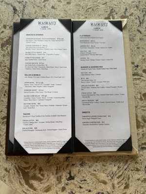 Menu photo 2 Kukui’s on Kalapaki Beach Lihue, HI