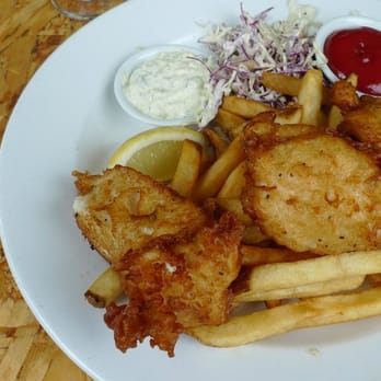 Indigo Moon - 07.26.2010 - fish and chips. - New American Near Me - Cambria, California Indigo Moon - 07.26.2010 - fish and chips. - New American Near Me - Cambria, California