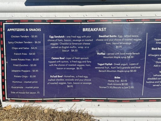Menu photo 2 Tadi's food truck Dover, VT Menu photo 2 Tadi's food truck Dover, VT