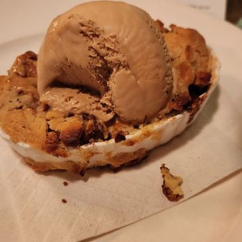 River Bend Bistro - The apple crumble with salted caramel Gelato - American Near Me - Alexandria, Virginia