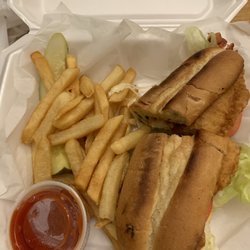 Time Out Sports Lounge - The Seahawk sandwich