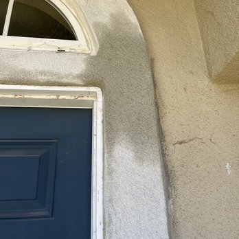 Zargoza Plastering - I replaced my front door and ended up cracking the stucco around the trim. They matched everything perfectly. - Stucco Services Near Me