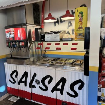 The Taco Stand - Salsa bar - Fast Food Near Me - Laguna Beach, California