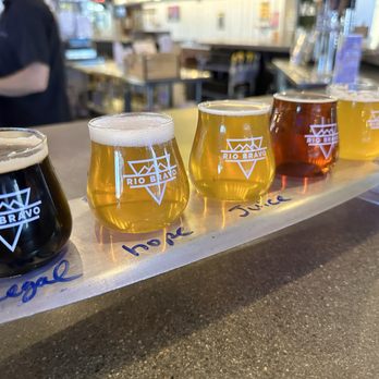 Rio Bravo Brewing - Our flight - American Near Me - Albuquerque, New Mexico