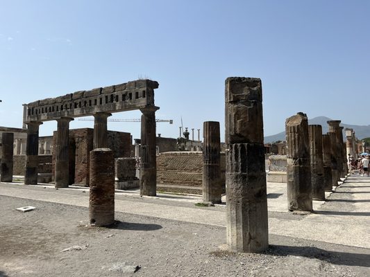 Pompeii Archaeological Park Amphitheatre entrance and exit by null