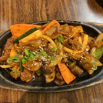 Shin Toe Bul Yi - Sautéed Chicken Gizzards and Vegetables in Spicy Sauce - Korean Near Me - San Francisco, California Shin Toe Bul Yi - Sautéed Chicken Gizzards and Vegetables in Spicy Sauce - Korean Near Me - San Francisco, California