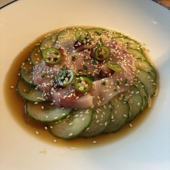 Even Coast - Hamachi crudo - Seafood Near Me - Dallas, Texas Even Coast - Hamachi crudo - Seafood Near Me - Dallas, Texas