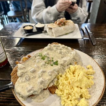 Farm 12 - Country fried steak with scrambled eggs and country potatoes - Venues & Event Spaces Near Me - Puyallup, Washington Farm 12 - Country fried steak with scrambled eggs and country potatoes - Venues & Event Spaces Near Me - Puyallup, Washington