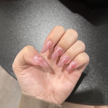 KT Nails - third service - cat eye again but different color & pattern - Nail Salons Near Me - Houston, Texas KT Nails - third service - cat eye again but different color & pattern - Nail Salons Near Me - Houston, Texas