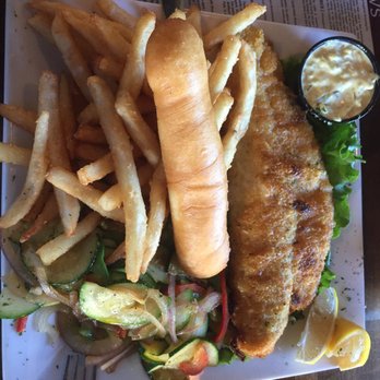 Streetcar Kitchen & Pub - Mama's walleye with fries and tartar sauce - American Near Me - Carlton, Minnesota