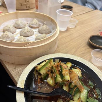 Dumpling Panda - Steamed Pork Dumpling (6) Spicy Cucumber Salad - Chinese Near Me - Miramar, Florida