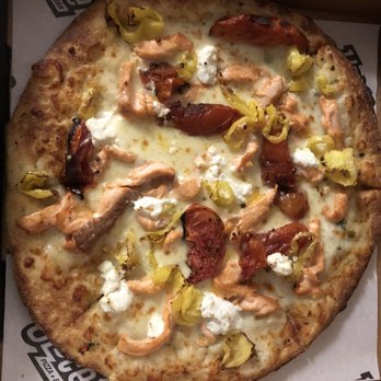 HomeSlyce - Columbia - 12" Salmon Catch - Pizza Near Me - Columbia, Maryland