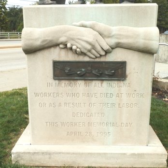 Workers' Memorial Sculpture - Workers' Memorial Sculpture by Daniel Edwards 1995 - Public Art Near Me - Indianapolis, Indiana Workers' Memorial Sculpture - Workers' Memorial Sculpture by Daniel Edwards 1995 - Public Art Near Me - Indianapolis, Indiana