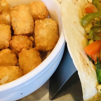 The Corner Taqueria - Tater Tots & a Veggie Taco, 10.11.2020. - Mexican Near Me - Smyrna, Georgia