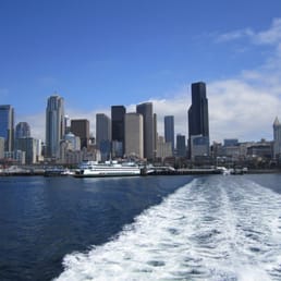 Seattle skyline from the King County Water Taxi