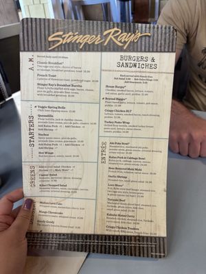 Menu photo 6 Stinger Ray's Tropical Bar & Grill Kahului, HI Menu photo 6 Stinger Ray's Tropical Bar & Grill Kahului, HI