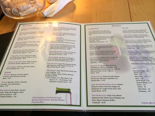 Menu photo 2 Kellock's Eatery Berwick, NS
