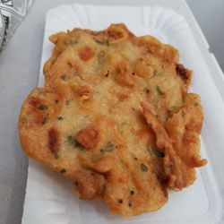 La Freiduría de Tere - Tortillita de camaron, tasty fritter but not much shrimp