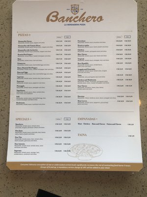 Menu photo 7 Banchero Miami Beach, FL
