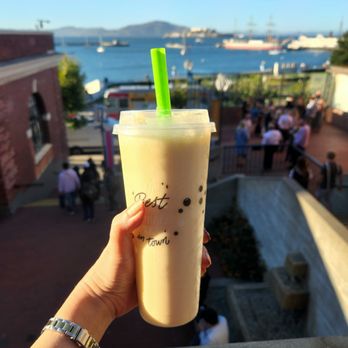 Tea Square Boba - mango peach smoothie for $6.50 - Bubble Tea Near Me - San Francisco, California Tea Square Boba - mango peach smoothie for $6.50 - Bubble Tea Near Me - San Francisco, California